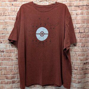 Pokemon Powerball T-Shirt Size 3XB